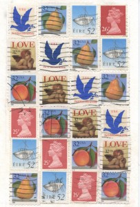 stamps o and b